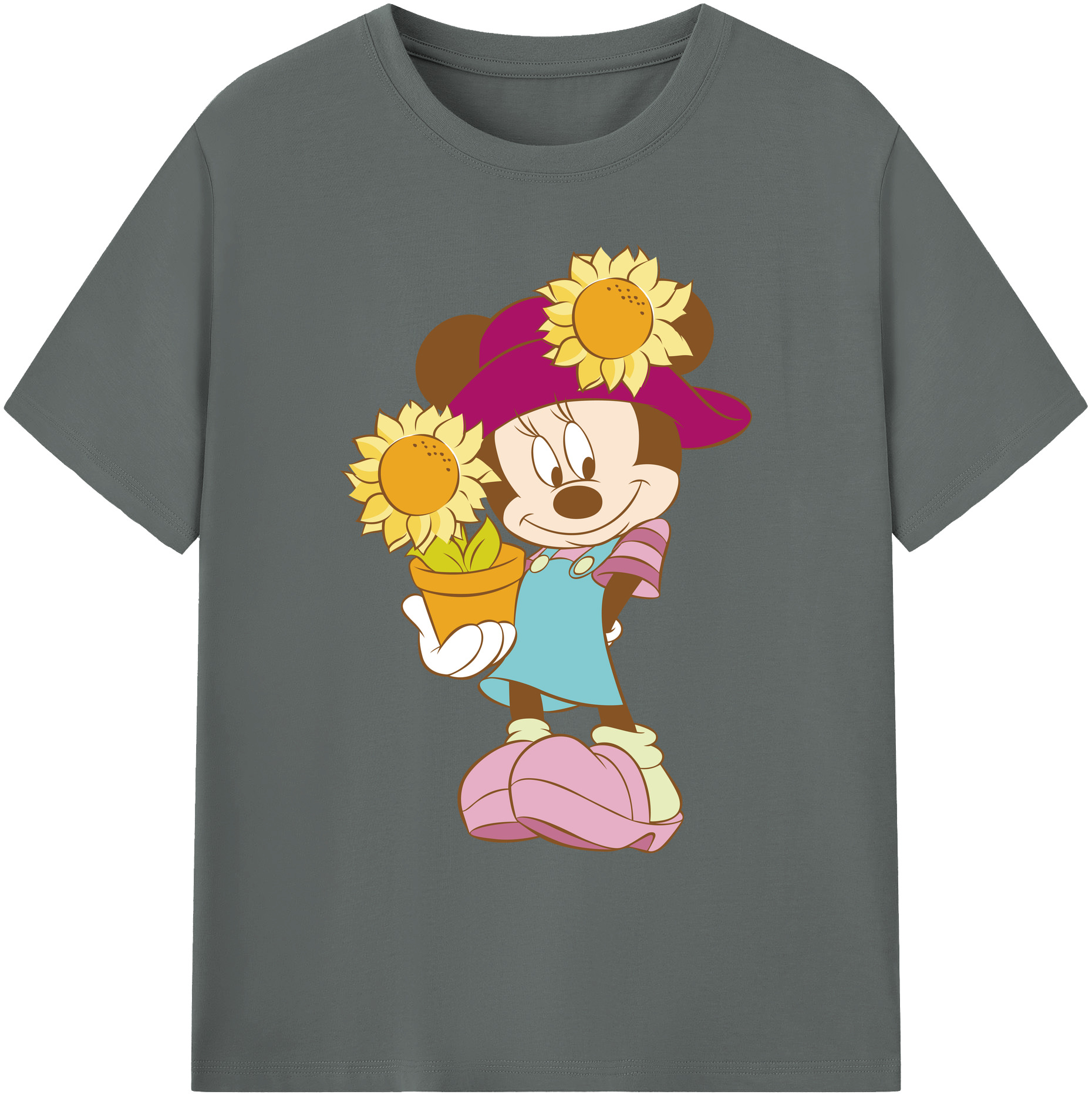 ミッキーマウス Mickey Mouse 綿100％ メンズ半袖Tシャツ｜肌触りやわらか＆通気性